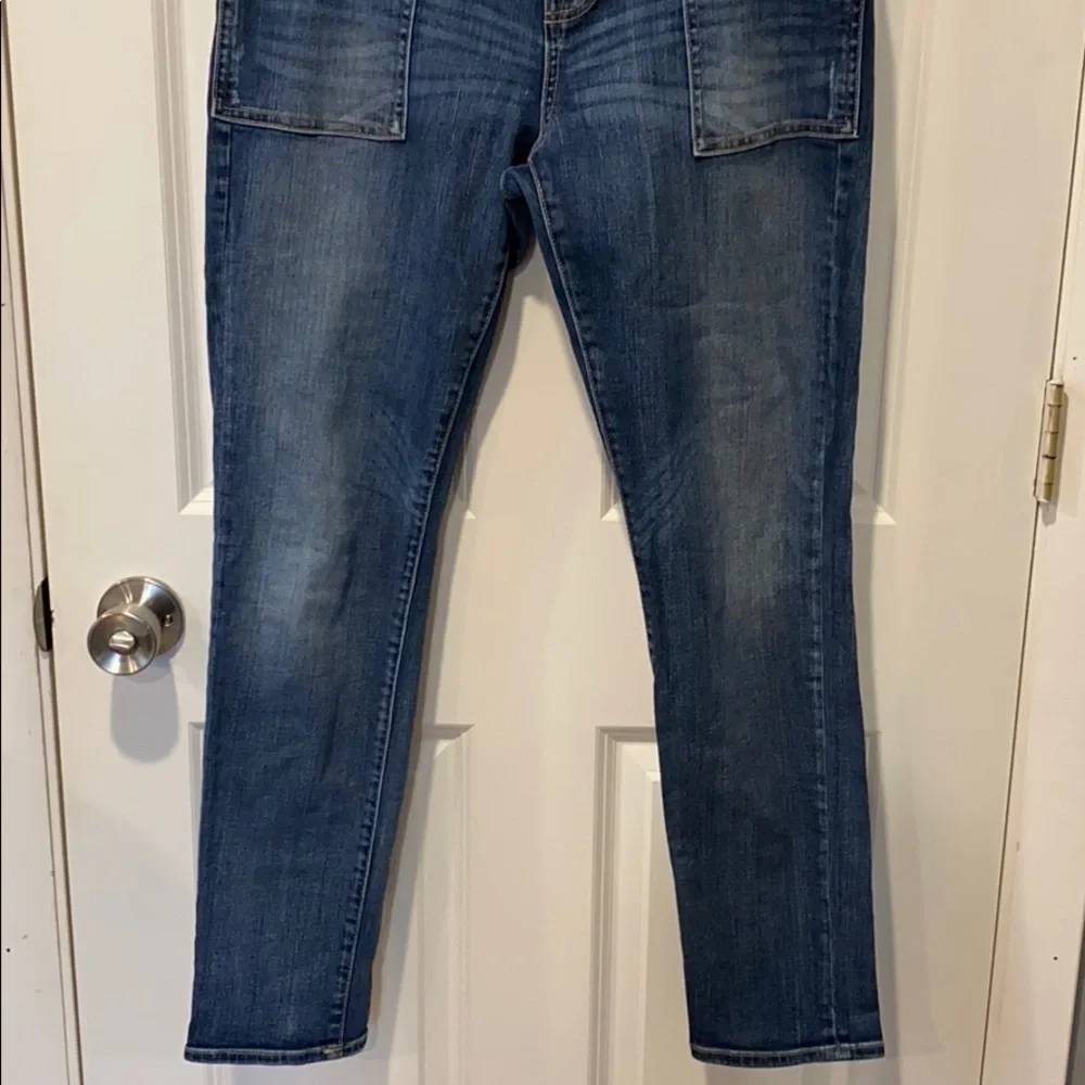 Gap EUC skinny roll up jeans size 10